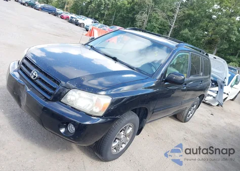 2005 Toyota Highlander V6 из США, поврежденный, VIN JTEEP21A650110476